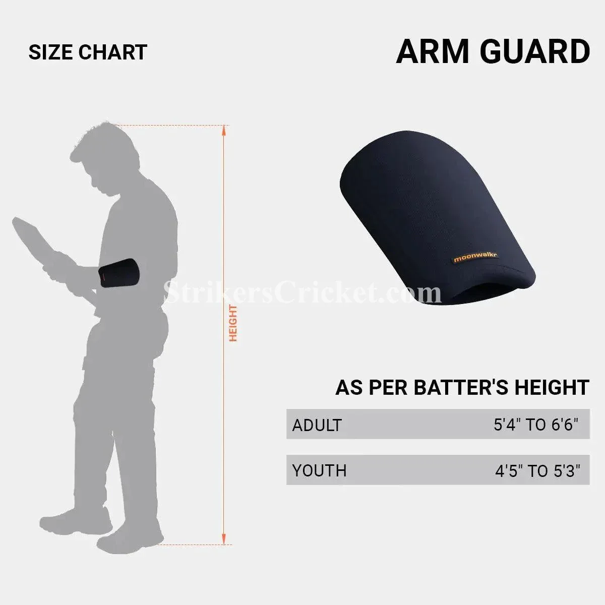 MOONWALKR ARM GUARD BLUE ADULT - Image 6