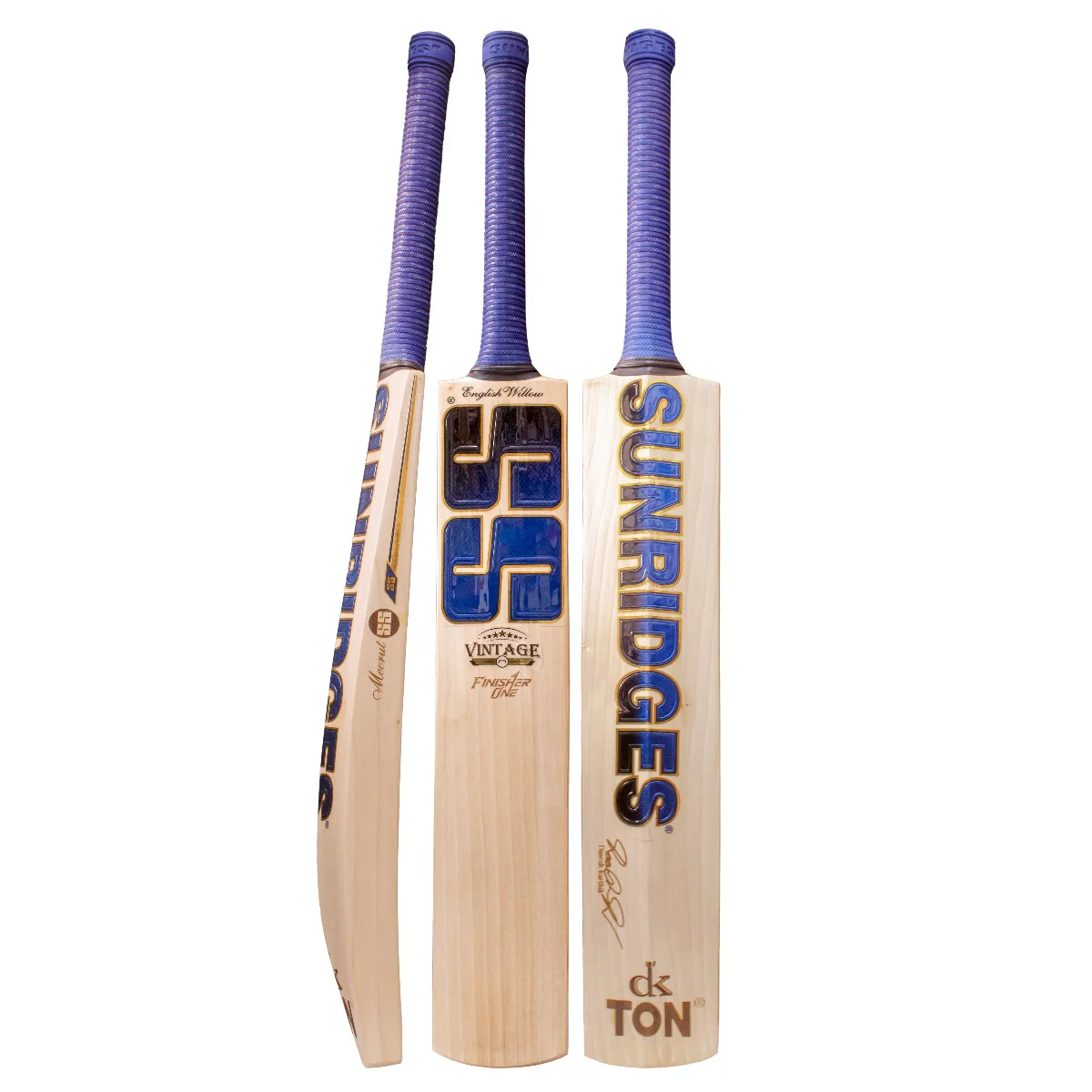 SS Vintage finisher One English Willow Cricket Bat -SH - Image 3